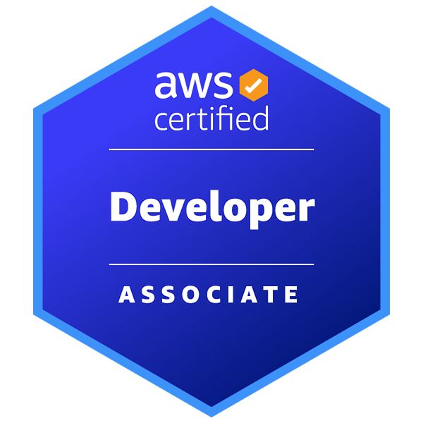AWS Developer Associate certificate badge